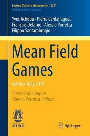 Cover of Mean Field Games