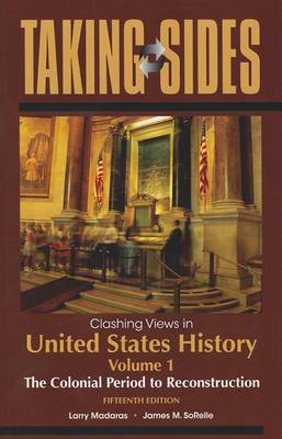 Book cover for Clashing Views in United States History, Volume 1