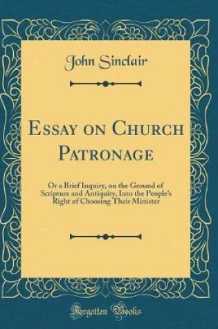 Cover of Essay on Church Patronage