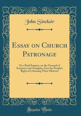 Book cover for Essay on Church Patronage