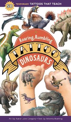 Book cover for Roaring, Rumbling Tattoo Dinosaurs