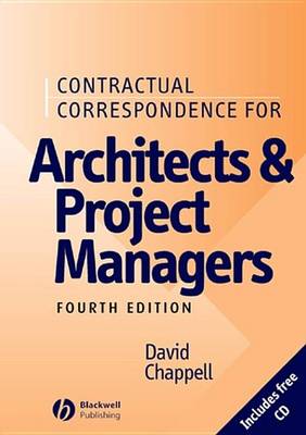 Book cover for Contractual Correspondence for Architects and Project Managers