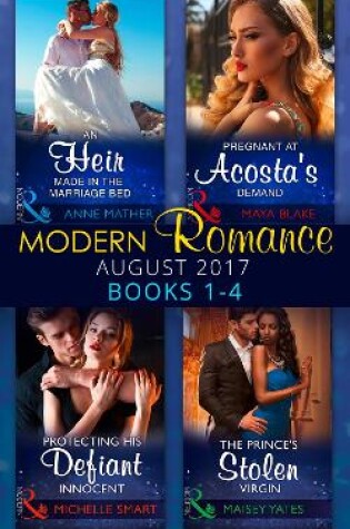 Cover of Modern Romance Collection: August 2017 Books 1 - 4