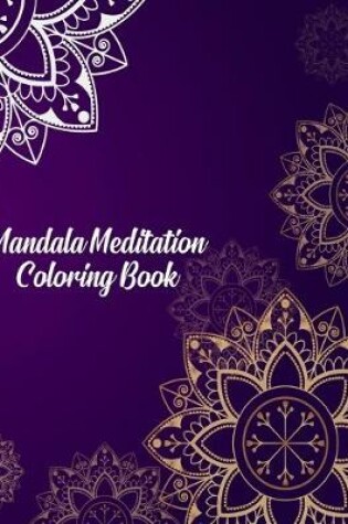 Cover of Mandala Meditation Coloring Book