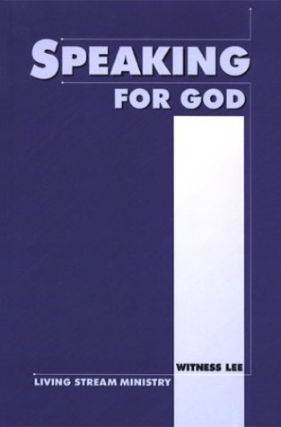 Book cover for Speaking for God