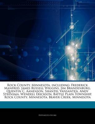 Cover of Articles on Rock County, Minnesota, Including