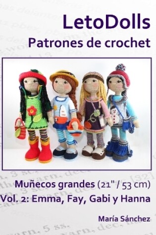 Cover of LetoDolls Patrones de crochet Muñecos grandes (21" / 53 cm) Vol. 2