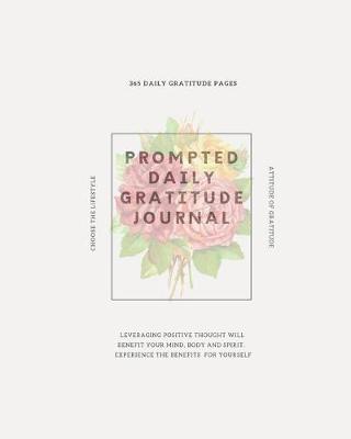 Book cover for Prompted Daily Gratitude Journal