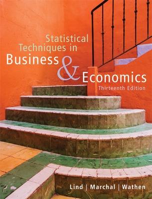 Book cover for Statistical Techniques in Business and Economics with Student CD