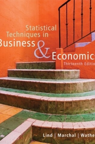 Cover of Statistical Techniques in Business and Economics with Student CD