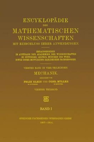 Cover of Mechanik