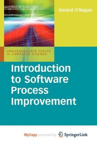 Cover of Introduction to Software Process Improvement