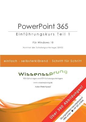 Book cover for PowerPoint 365 - Einführungskurs Teil 1