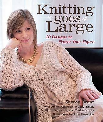 Book cover for Knitting Goes Large