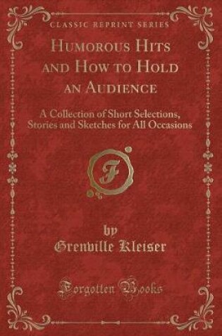 Cover of Humorous Hits and How to Hold an Audience