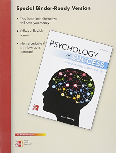 Book cover for Loose Leaf for Psychology of Success