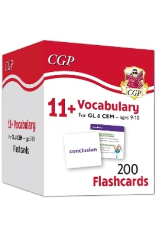 Cover of 11+ Vocabulary Flashcards for Ages 9-10 - Pack 1