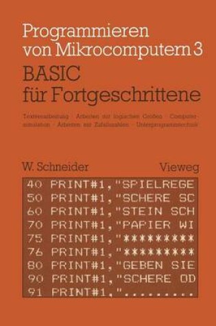 Cover of BASIC für Fortgeschrittene