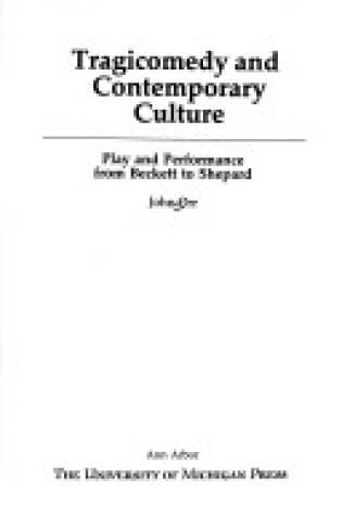 Cover of Tragicomedy & Cont Culture CB