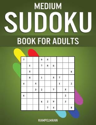 Book cover for Medium Sudoku Book for Adults