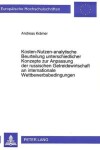 Book cover for Kosten-Nutzen-Analytische Beurteilung Unterschiedlicher Konzepte Zur Anpassung Der Russischen Getreidewirtschaft an Internationale Wettbewerbsbedingungen