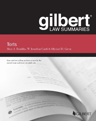 Cover of Gilbert Law Summary on Torts