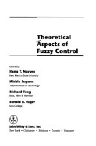 Cover of Theoretical Aspects of Fuzzy Control