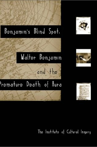 Cover of Benjamin's Blind Spot