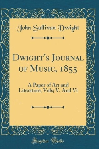 Cover of Dwight's Journal of Music, 1855