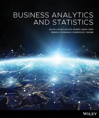 Book cover for Business Analytics and Statistics