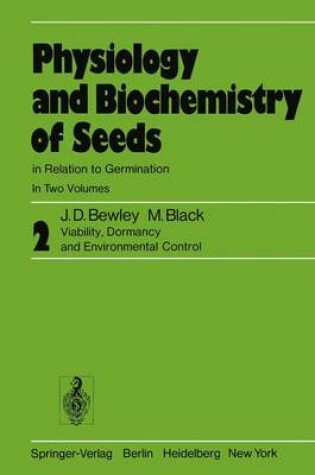 Cover of Physiology and Biochemistry of Seeds: in Relation to Germination