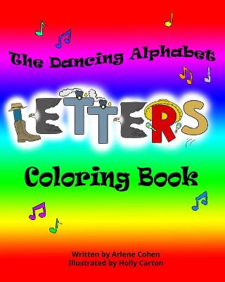 Book cover for The Dancing Alphabet Letters Coloring Book