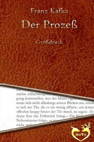 Cover of Der Prozess - Grossdruck