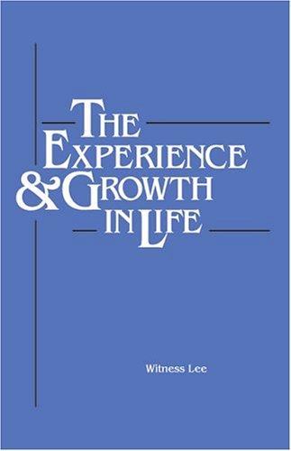 Book cover for The Experience and Growth in Life