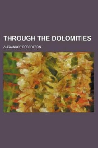 Cover of Through the Dolomities