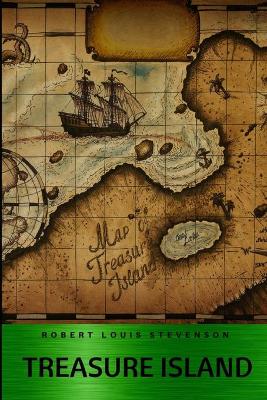 Book cover for Treasure Island (Annotated & Illustrated) Classic Edition