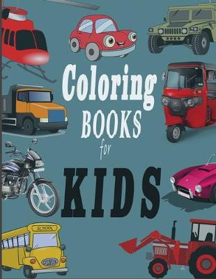 Book cover for Coloring Books For KIDS