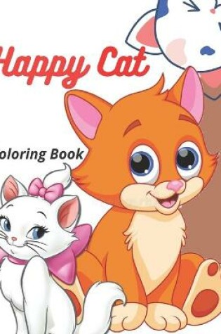 Cover of Happy Cat Coloring Book