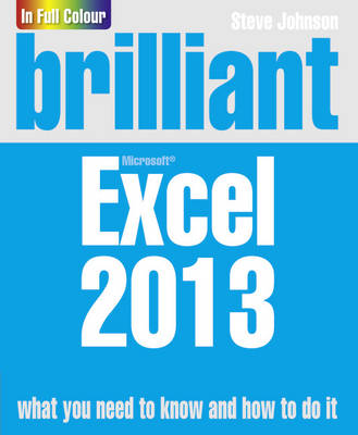 Book cover for Brilliant Excel 2013