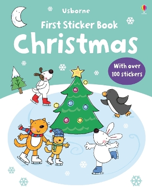 Book cover for First Sticker Book Christmas