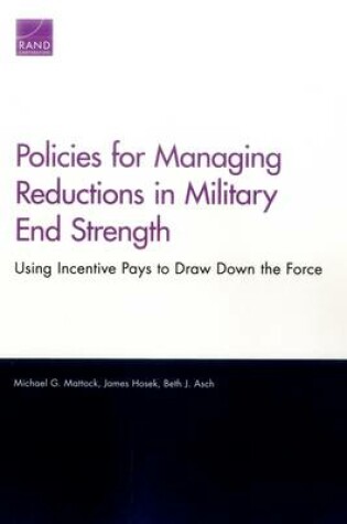 Cover of Policies for Managing Reductions in Military End Strength