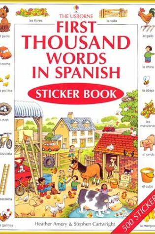 Cover of First Thousand Words In Spanish Sticker Book