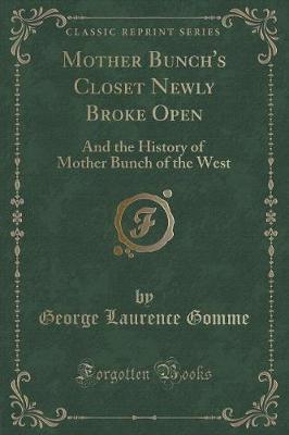 Book cover for Mother Bunch's Closet Newly Broke Open