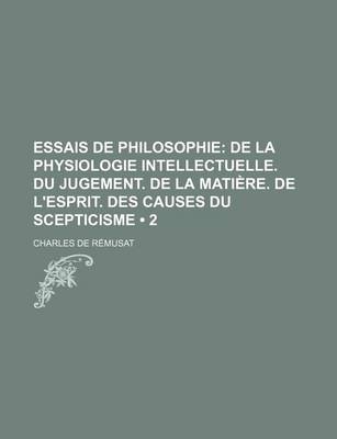 Book cover for Essais de Philosphie (2)