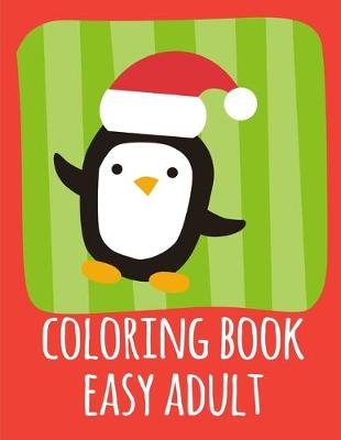 Cover of coloring book easy adult