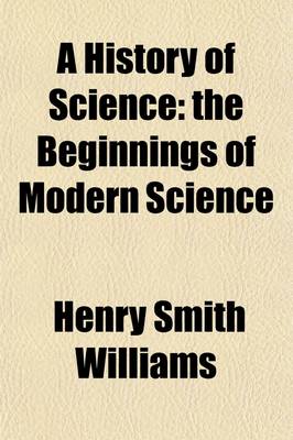 Book cover for A History of Science (Volume 1); The Beginnings of Science