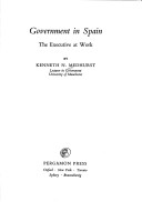 Book cover for Government in Spain