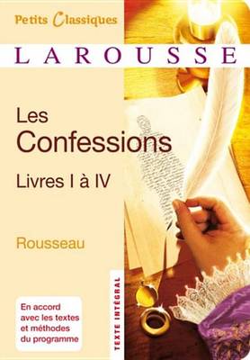 Book cover for Les Confessions, Livres I a IV