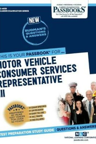 Cover of Motor Vehicle Consumer Services Representative III (C-4939)