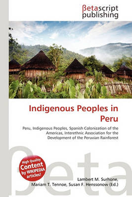 Cover of Indigenous Peoples in Peru